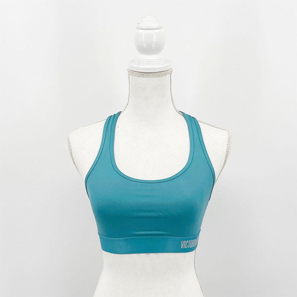 Victorias Secret Sport Aqua Racerback Sports Bra