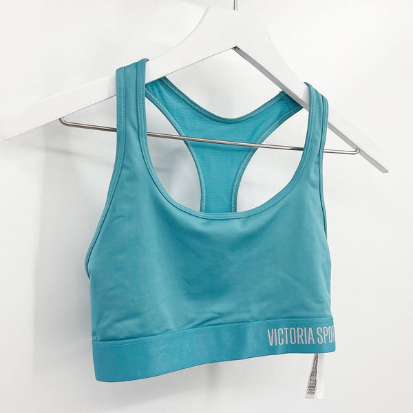 Victorias Secret Sport Aqua Racerback Sports Bra