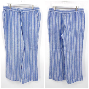 Tommy Bahama Blue Santiago Stripe Easy Linen Pants