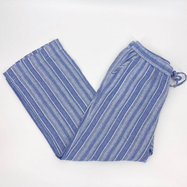 Tommy Bahama Blue Santiago Stripe Easy Linen Pants