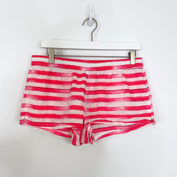 Victoria’s Secret Pink White Striped Sleep Lounge Shorts