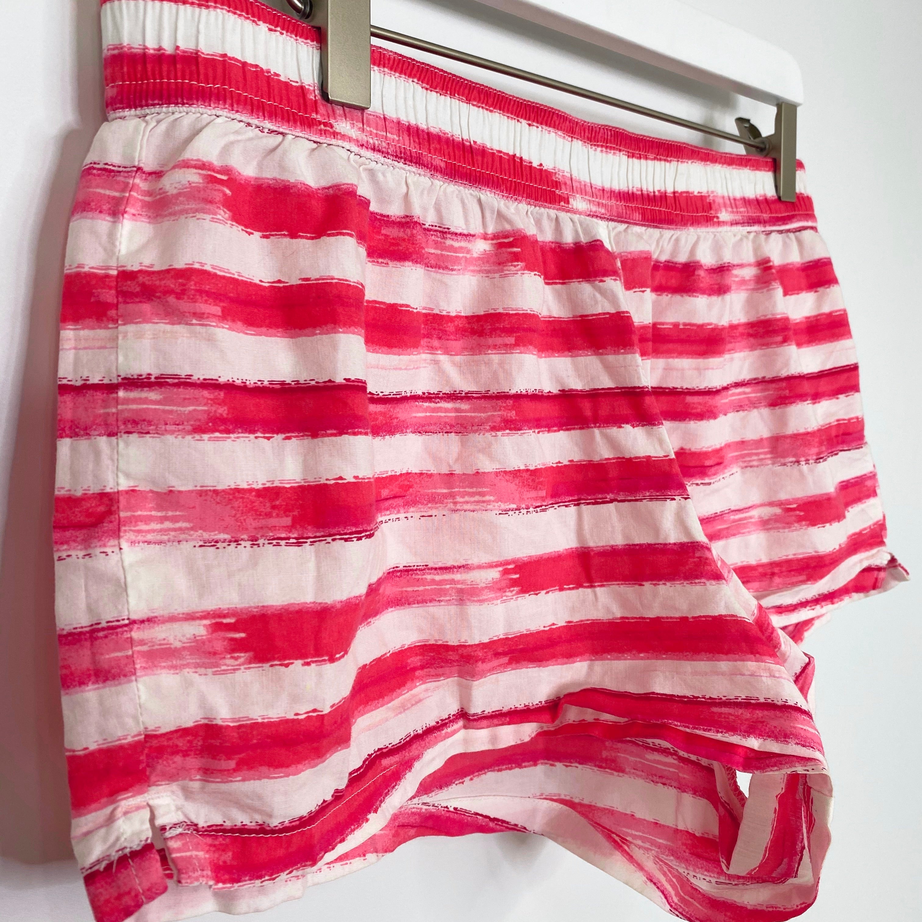 Victoria's Secret Pink White Striped Sleep Lounge Shorts – The
